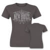 THE NEW ROSES - Girlie Shirt - Logo (charcoal) IMG