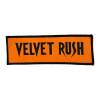 VELVET RUSH - Patch - Logo (orange/black) IMG