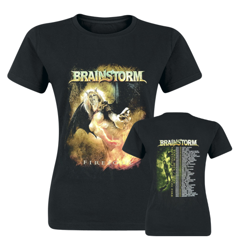BRAINSTORM - Girlie Shirt - Firesoul Tour 2014-2015
