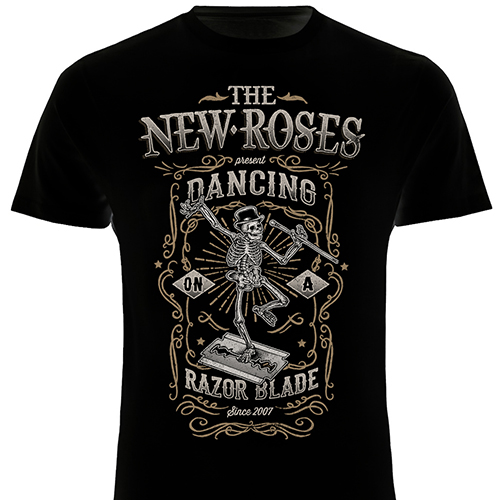 THE NEW ROSES - T-Shirt - Dancing On A Razor Blade