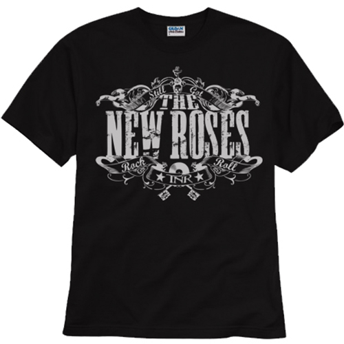 THE NEW ROSES - T-Shirt - Logo (black)