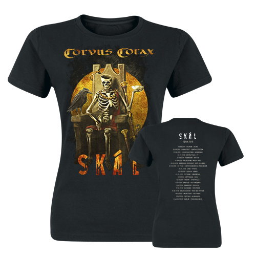 CORVUS CORAX - Girlie Shirt - Skal (Tour 2018)