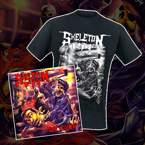 SKELETON PIT - Bundle - Lust To Lynch (CD + T-Shirt)
