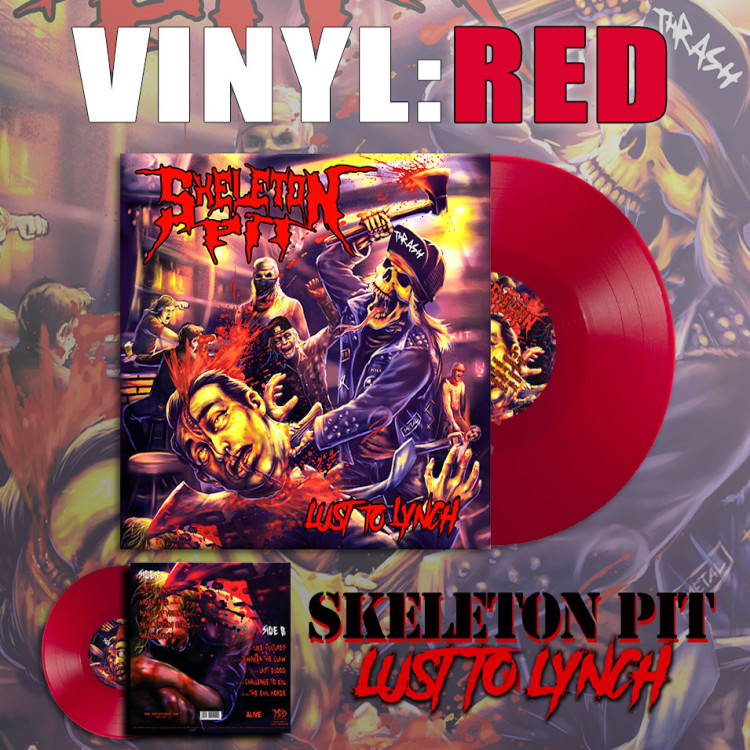 SKELETON PIT - LP - Lust To Lynch (Red Vinyl)