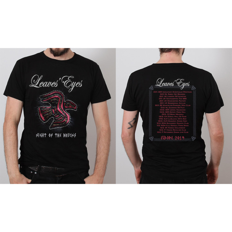 LEAVES` EYES - T-Shirt - Night Of The Ravens