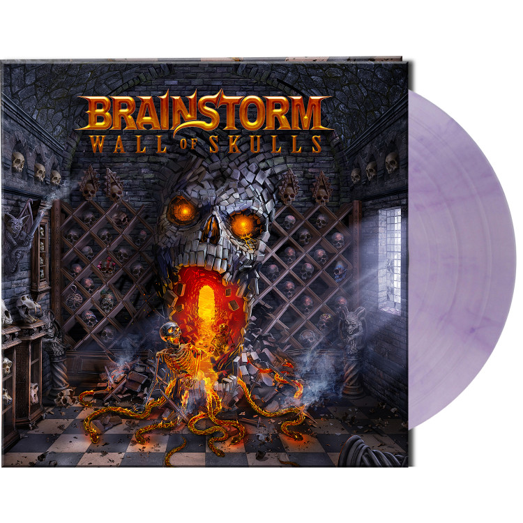 BRAINSTORM - LP - Wall of Skulls (Crystal Clear Violet Marbled)