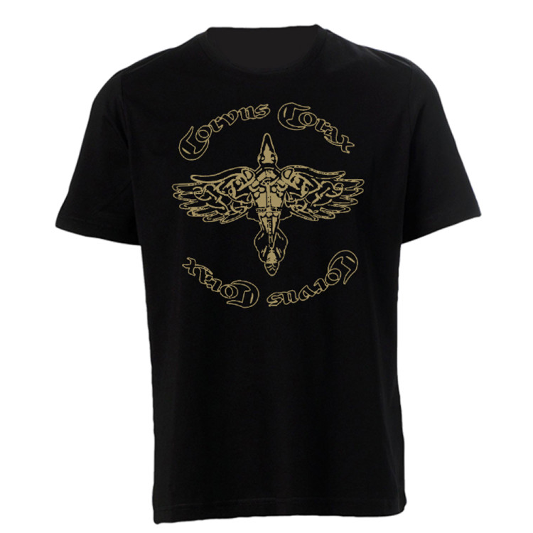 CORVUS CORAX - T-Shirt - Celtic Raven (gold)