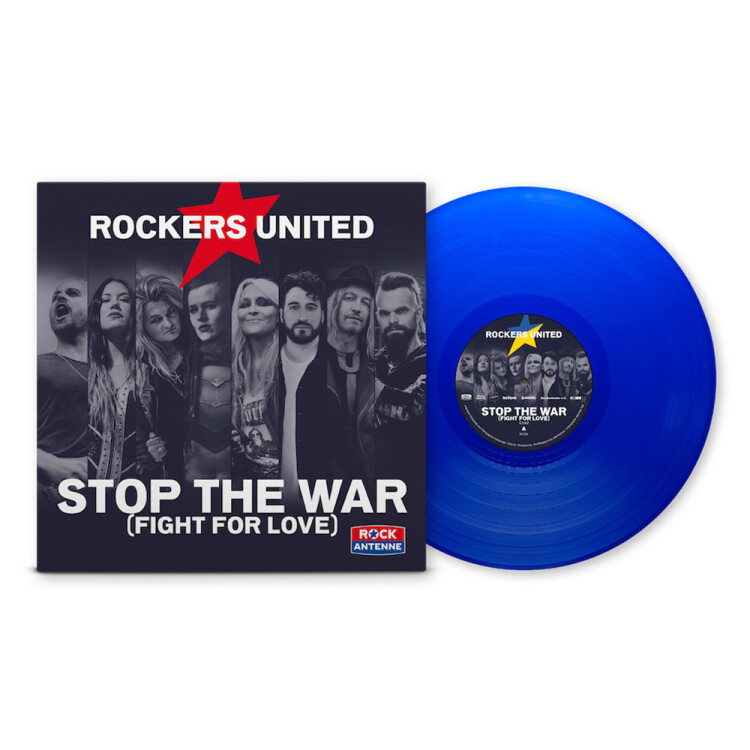 ROCKERS UNITED - 7-Inch - Stop The War (blue)